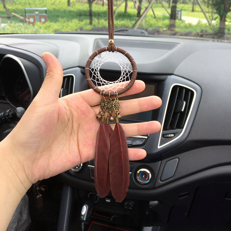Elevate Your Ride with Our Feather Car Pendant Accessory - Veylora
