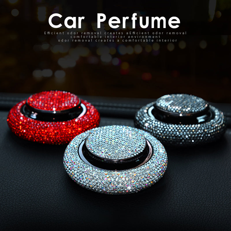 Enhance Every Drive with Our Crystal Diamond Car Air Freshener Perfume - Veylora