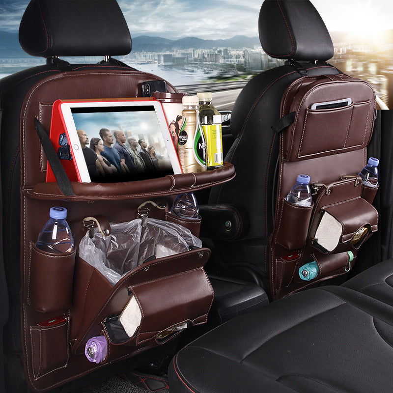 Multifunctional Car Storage Organizer – Your Go-To PU Leather Storage Solution - Veylora