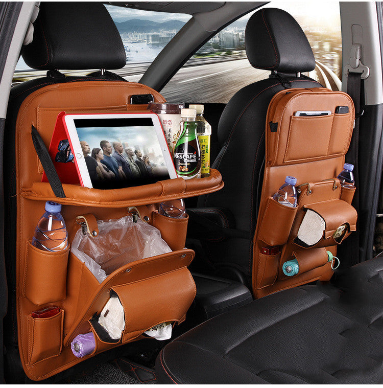 Multifunctional Car Storage Organizer – Your Go-To PU Leather Storage Solution - Veylora