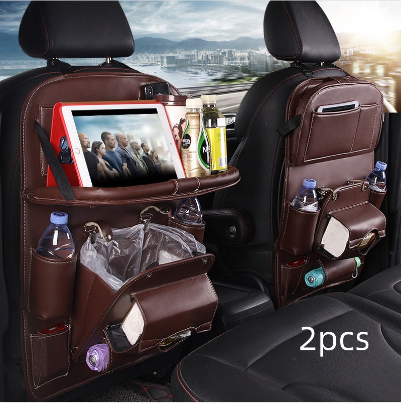 Multifunctional Car Storage Organizer – Your Go-To PU Leather Storage Solution - Veylora