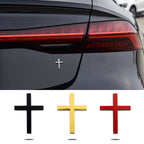 Elevate Your Ride with 3D Cross Bumper Stickers – Durable & Stylish Car Metal Stickers - Veylora