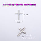 Elevate Your Ride with 3D Cross Bumper Stickers – Durable & Stylish Car Metal Stickers - Veylora