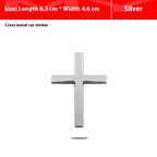 Elevate Your Ride with 3D Cross Bumper Stickers – Durable & Stylish Car Metal Stickers - Veylora