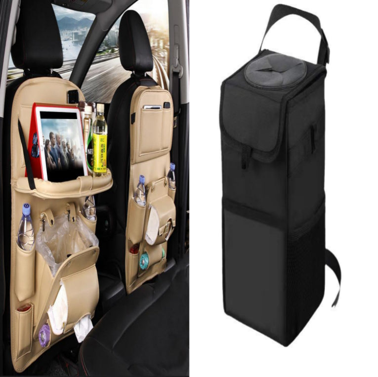 Multifunctional Car Storage Organizer – Your Go-To PU Leather Storage Solution - Veylora