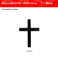 Elevate Your Ride with 3D Cross Bumper Stickers – Durable & Stylish Car Metal Stickers - Veylora