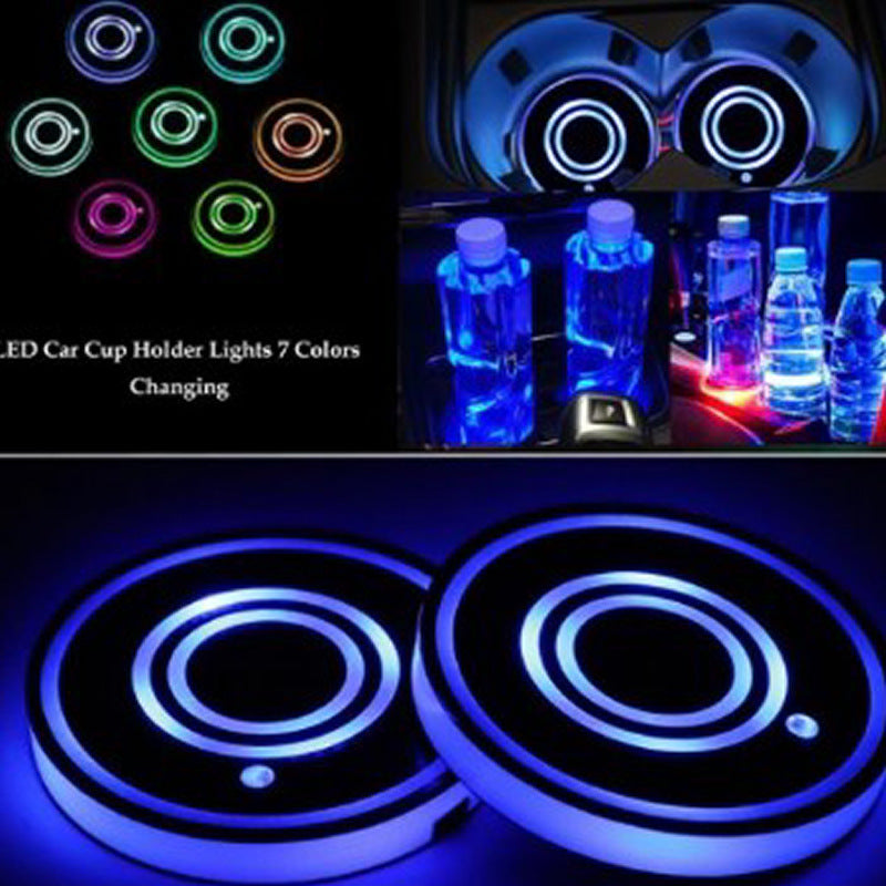 Enhance Your Drive with Car LED Light Coasters for a Stylish Ambience - Veylora