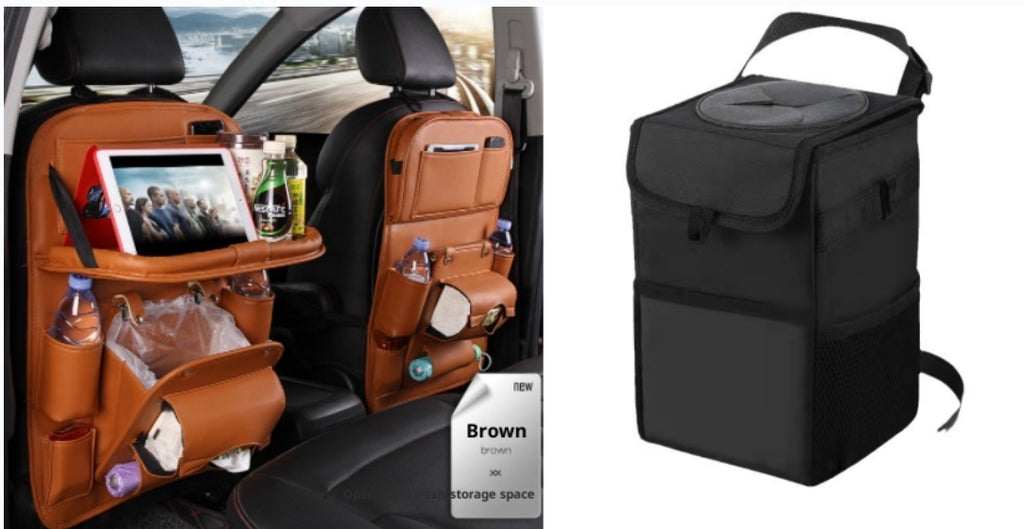 Multifunctional Car Storage Organizer – Your Go-To PU Leather Storage Solution - Veylora