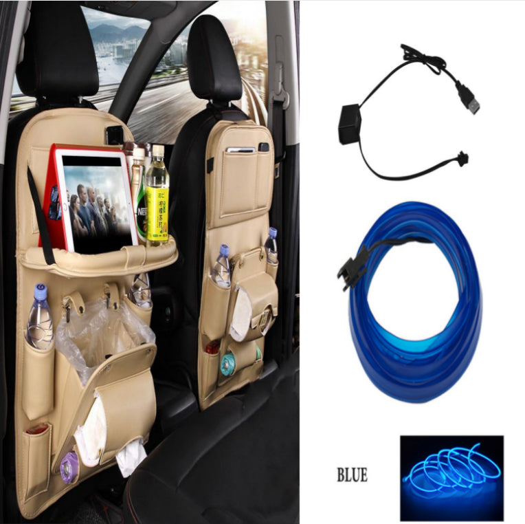 Multifunctional Car Storage Organizer – Your Go-To PU Leather Storage Solution - Veylora