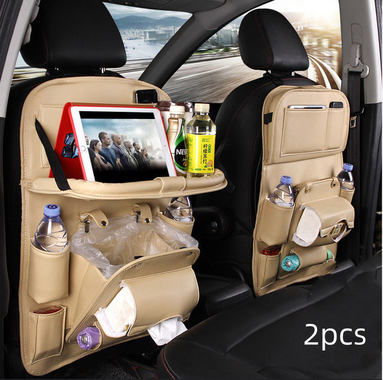 Multifunctional Car Storage Organizer – Your Go-To PU Leather Storage Solution - Veylora