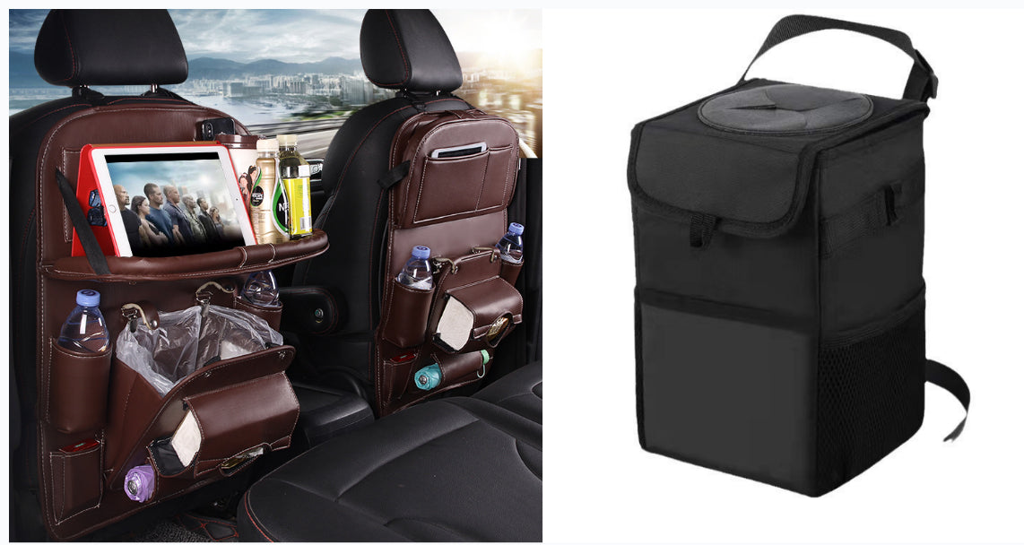 Multifunctional Car Storage Organizer – Your Go-To PU Leather Storage Solution - Veylora
