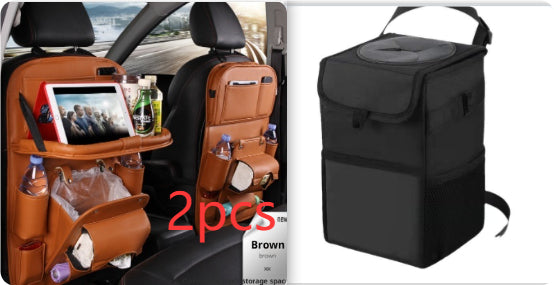 Multifunctional Car Storage Organizer – Your Go-To PU Leather Storage Solution - Veylora