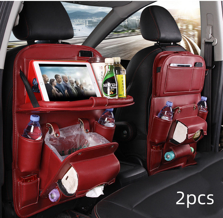Multifunctional Car Storage Organizer – Your Go-To PU Leather Storage Solution - Veylora