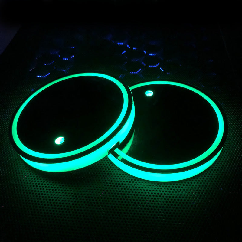 Enhance Your Drive with Car LED Light Coasters for a Stylish Ambience - Veylora